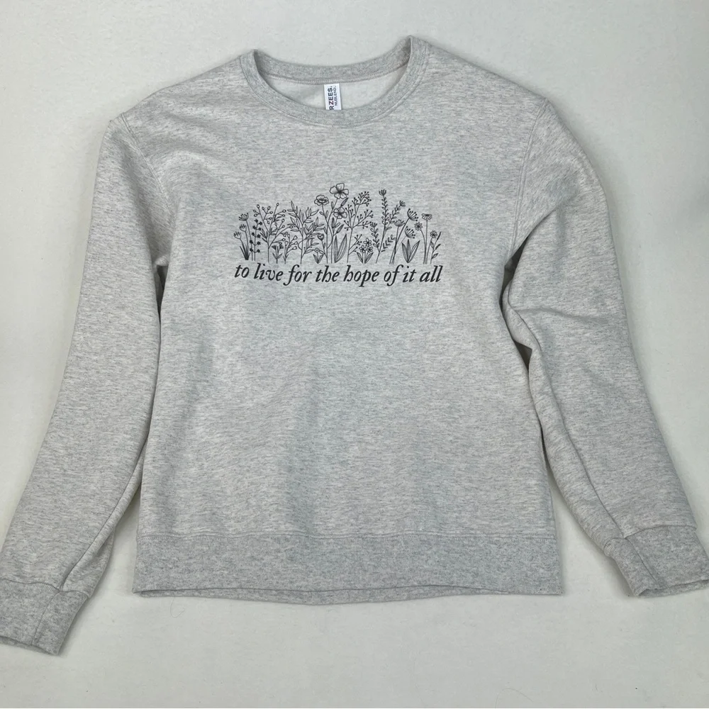 Taylor Swift August Crewneck Sweatshirt Small - Picture 2 of 7